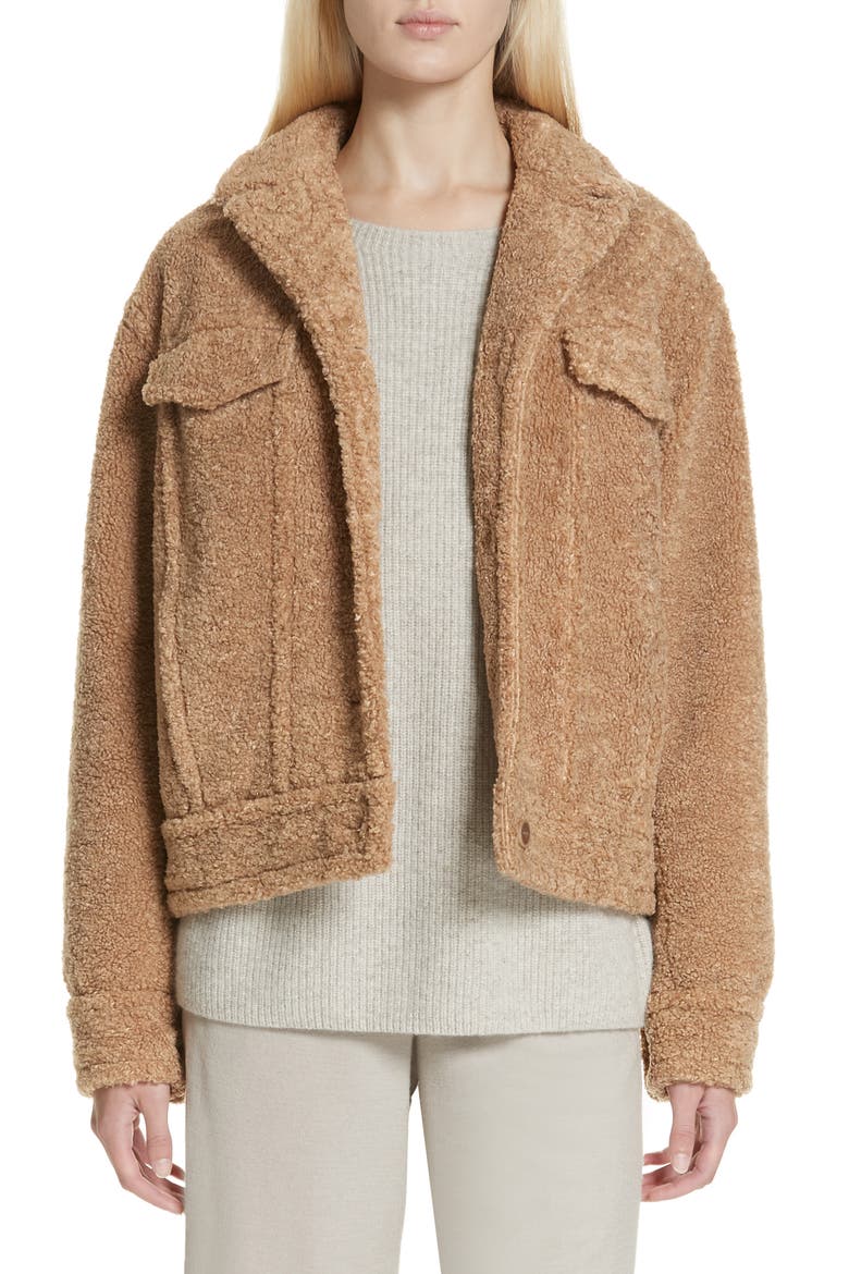 Teddy Jacket, Main, color, DESERT CAMEL