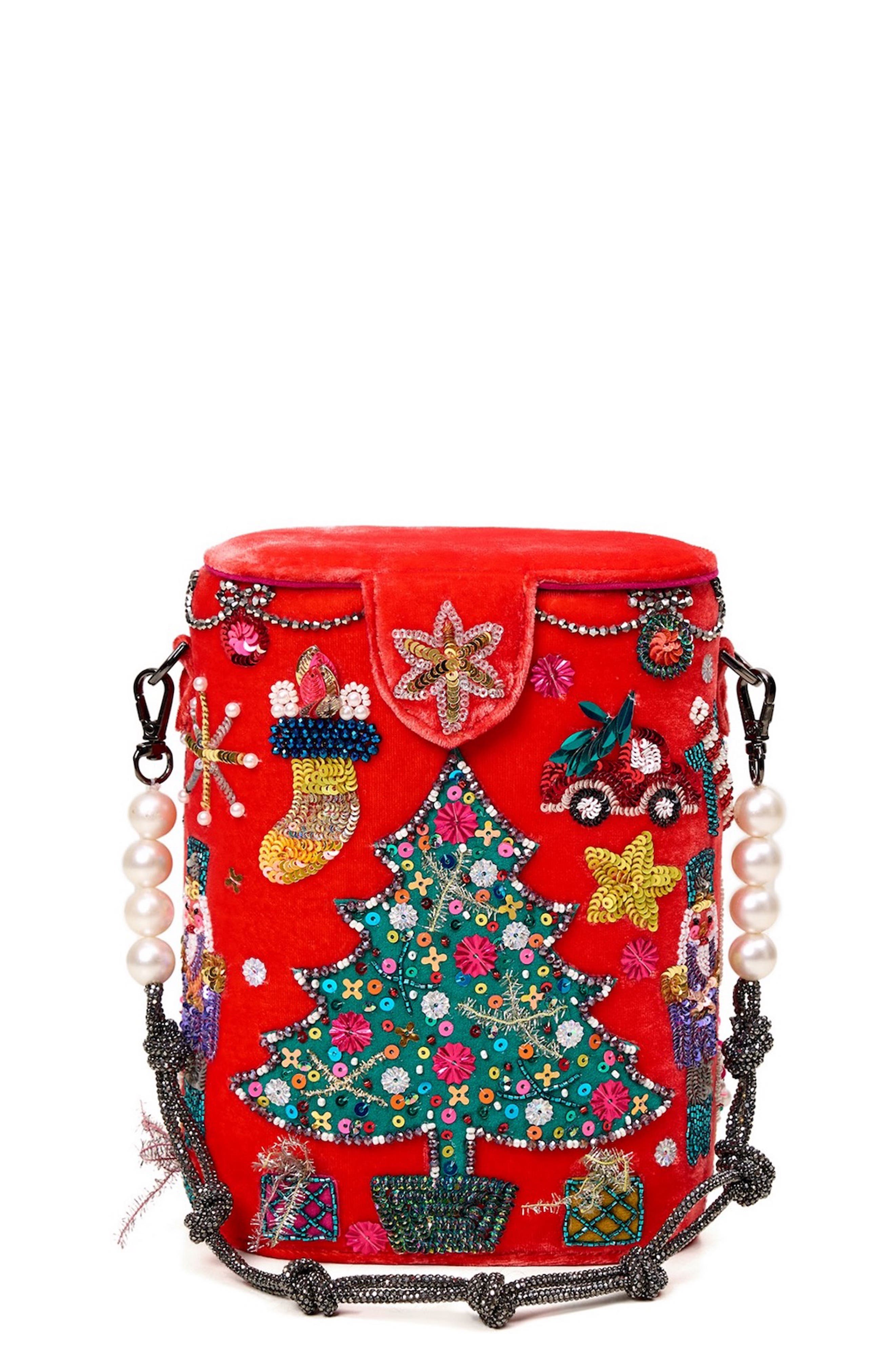 Simitri Ugly Christmas Bucket Bag, Alternate, color, 