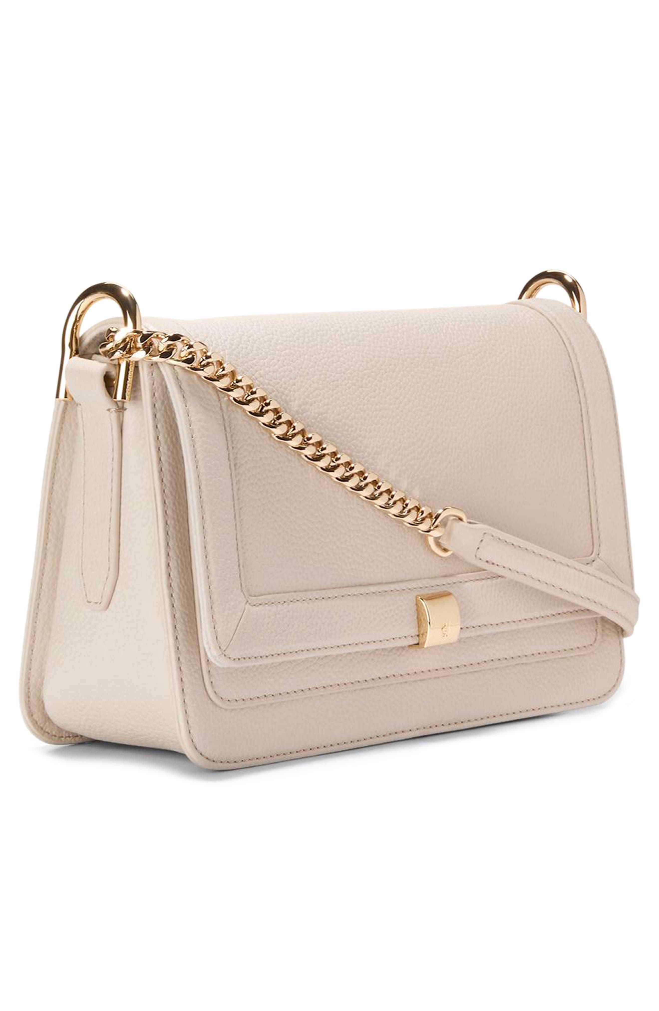 Daniella Leather Chain Shoulder Bag, Alternate, color, ANCIENT SCROLL
