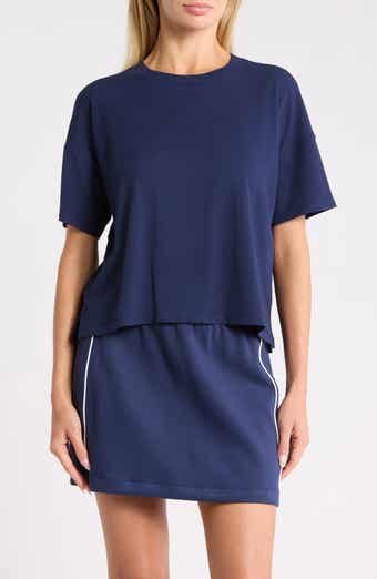 Heavenly Ribbed Deluxe Boxy Crop T-Shirt