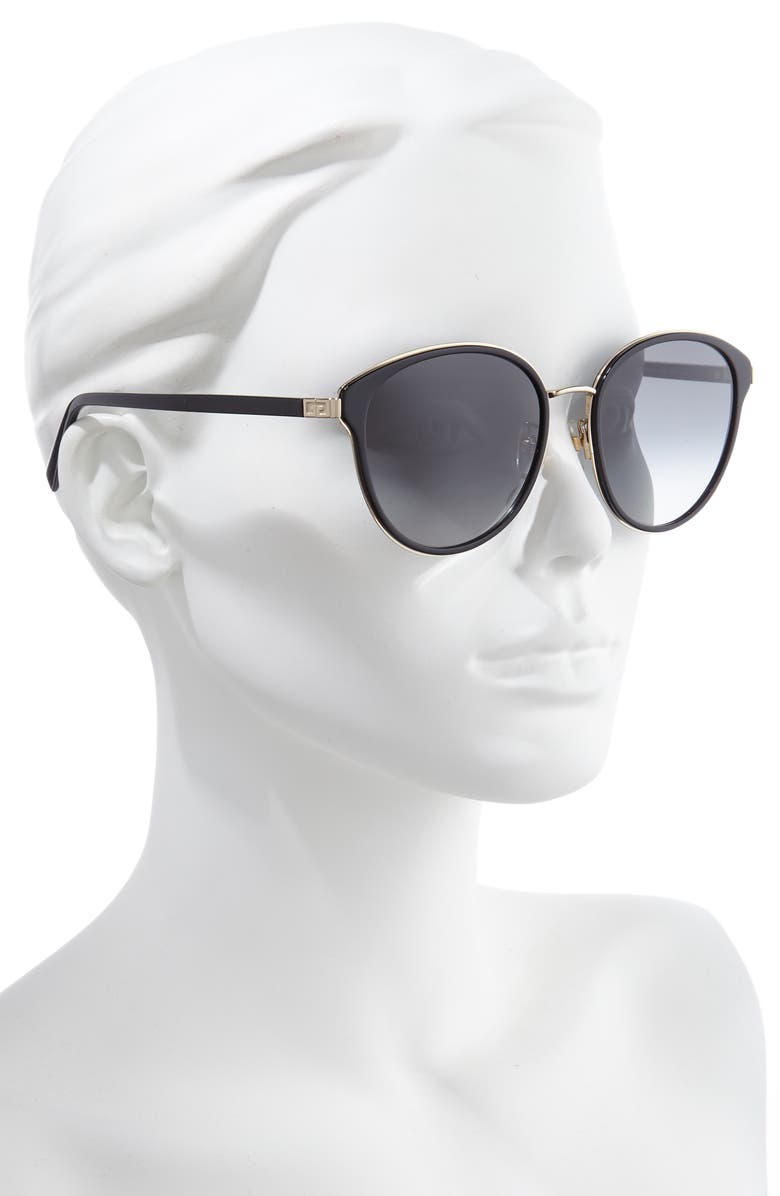 Givenchy 57mm Gradient Round Sunglasses, Alternate, color,
