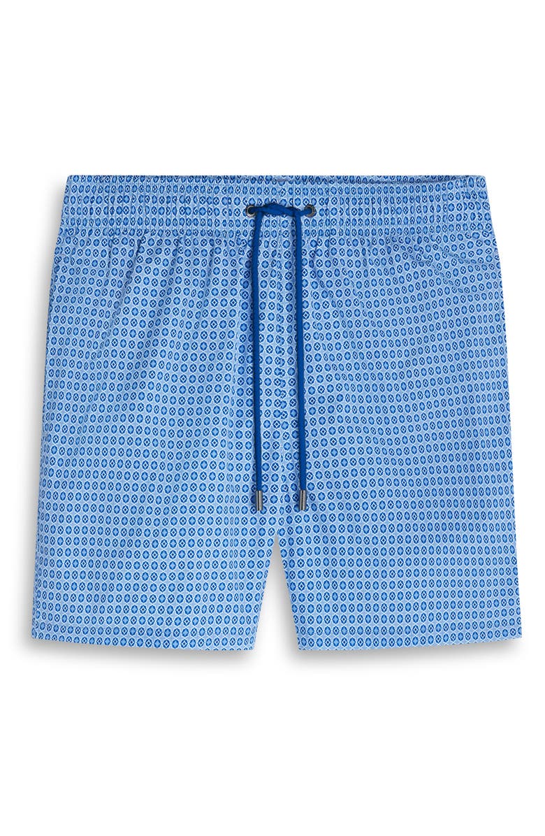 Bugatchi Kai Swim Trunks, Alternate, color, Vista Blue