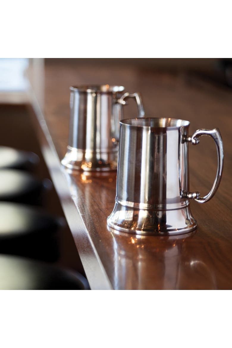 Beer Stein in Stainless Steel, Alternate, color, Silver