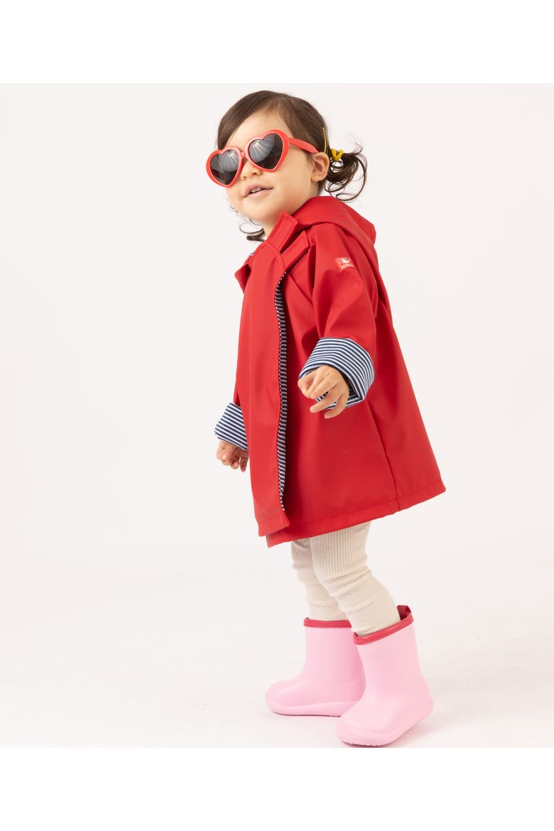 Favorite Rain Jacket Hooded, Alternate, color, Lollipop Red