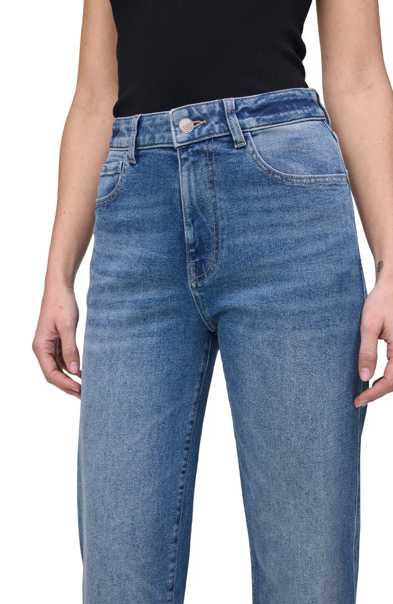 WARP+WEFT Sat '90s High Waist Straight Leg Jeans, Alternate, color,