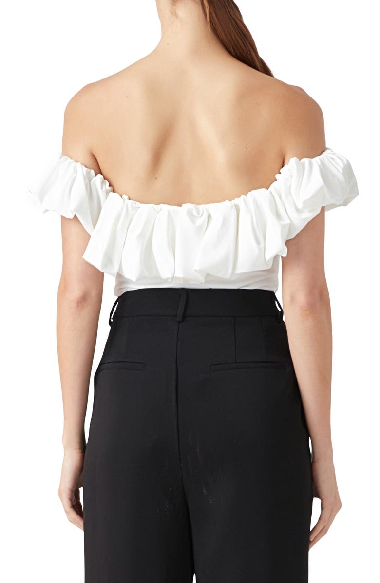 Endless Rose Off the Shoulder Bubble Top, Alternate, color,