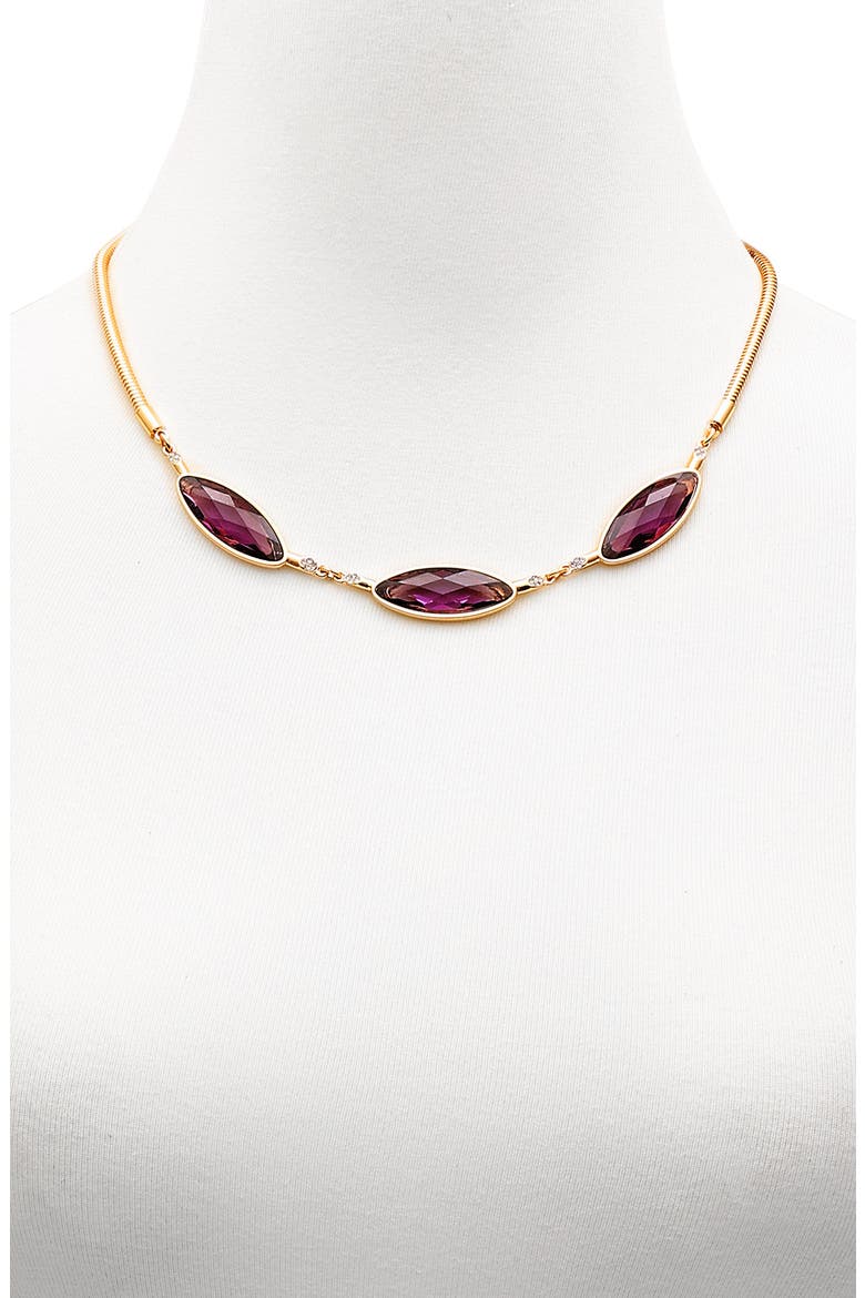 Oval Necklace, Alternate, color, GOLD TONE