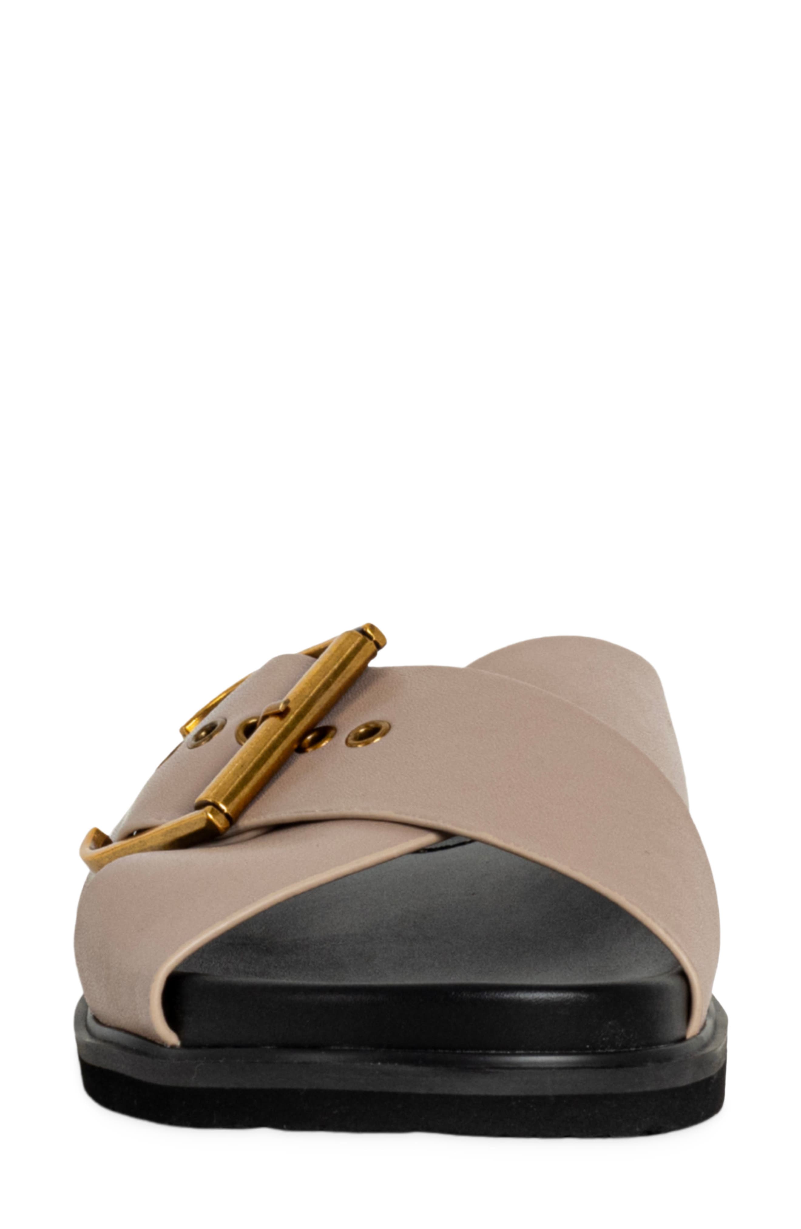 Barb Slide Sandal, Alternate, color, TAUPE