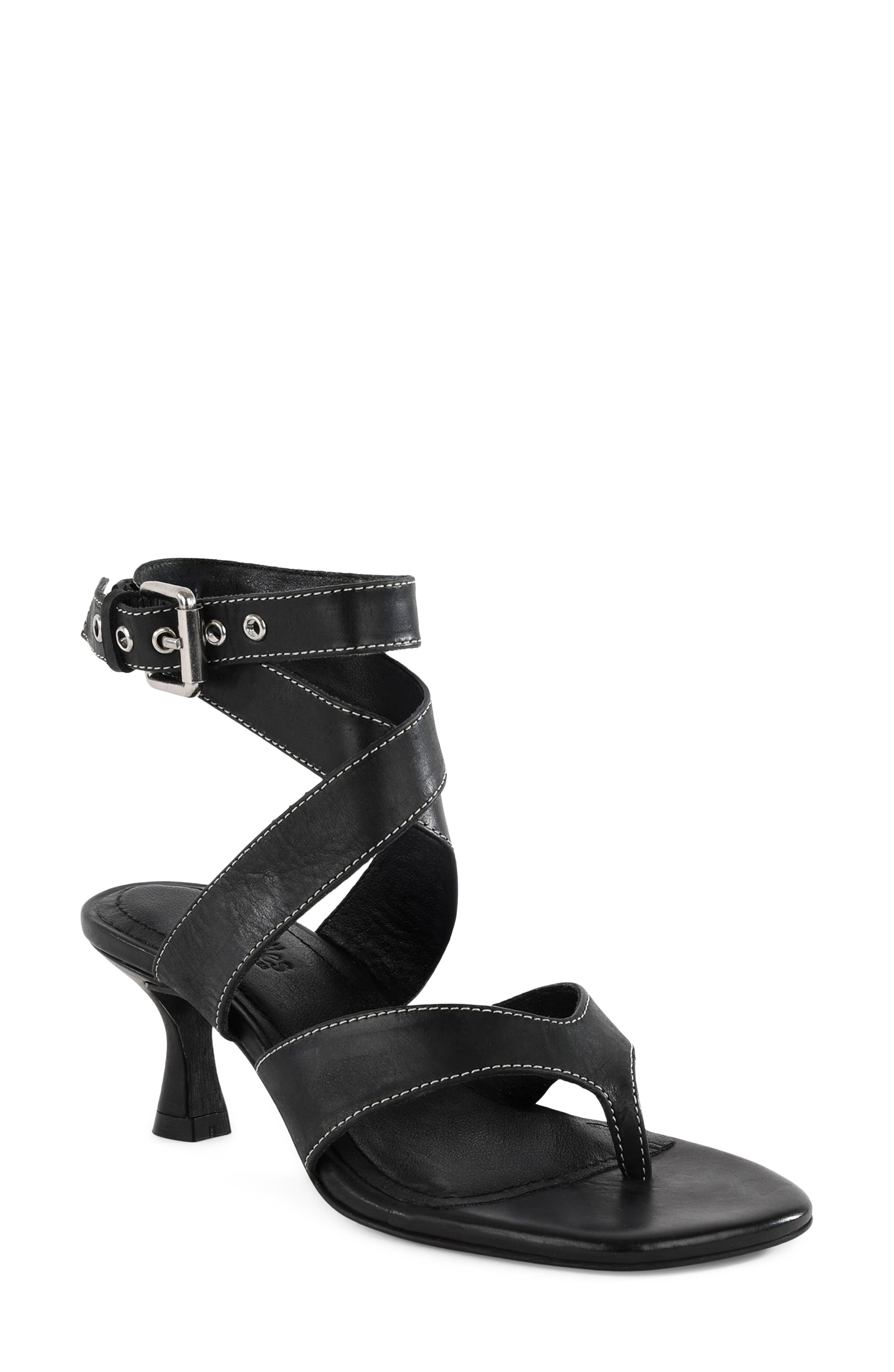 Seychelles Stroke of Luck Ankle Strap Sandal, Main, color, Black