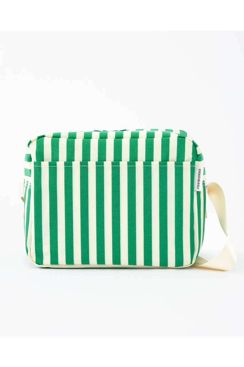 Jumbo Cooler Bag, Main, color, Green Stripe