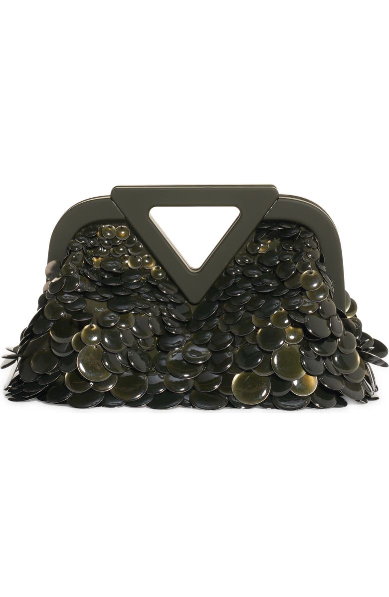 Bottega Veneta Small Point Paillette Clutch, Alternate, color,
