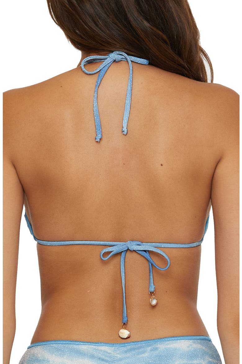 Washed Away Triangle Bikini Top, Alternate, color, ICE BLUE