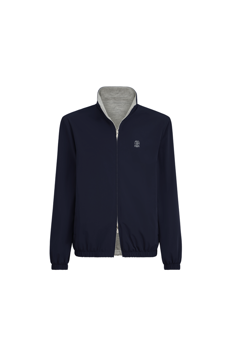 Brunello Cucinelli Reversible jacket, Main, color, Navy Blue
