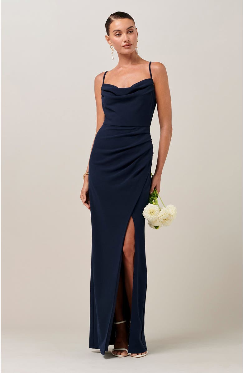 BWLDR Gemma Dress, Alternate, color, Navy Blue