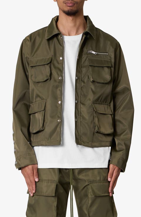 Snap Cargo Work Jacket