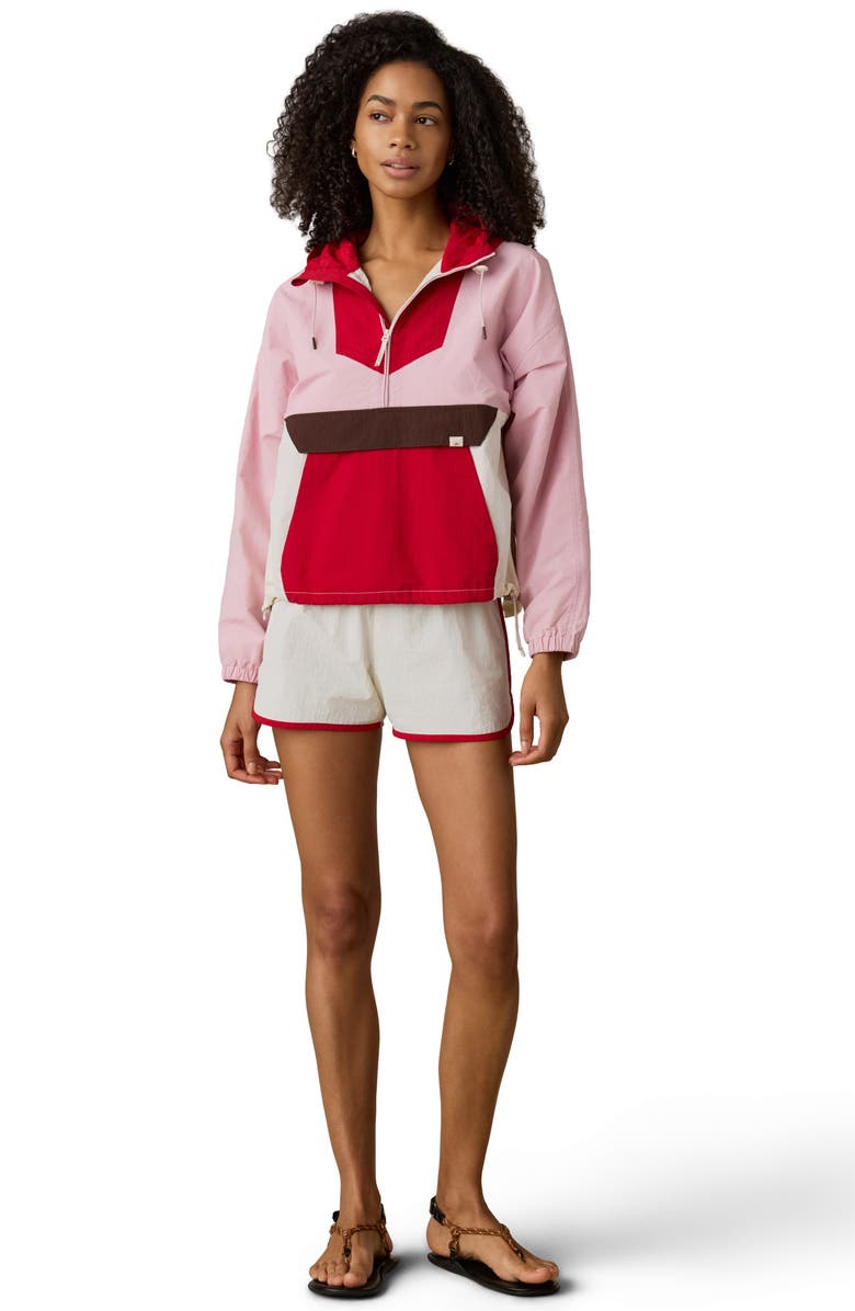 Faherty Shorelite Active Windbreaker Jacket, Alternate, color, Rose Canyon