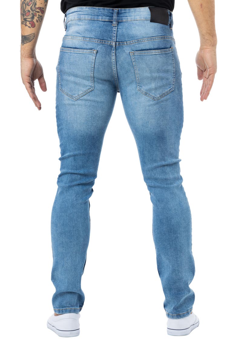 Skinny-Fit Stretch Jeans, Alternate, color, LIGHT WASH