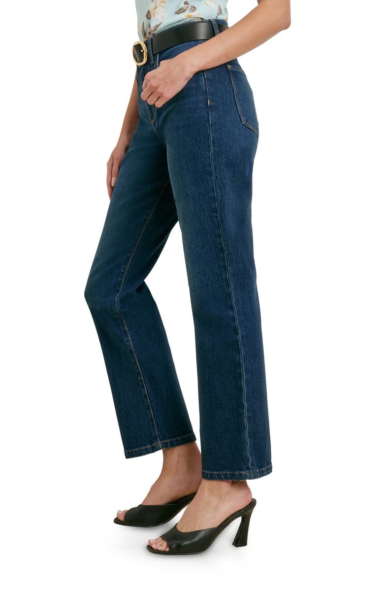 Favorite Daughter The Dot Mid Rise Straight Ankle Jeans, Alternate, color, Adelaide