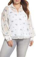ELVI The Dandelion Conversational Embroidered Blouse