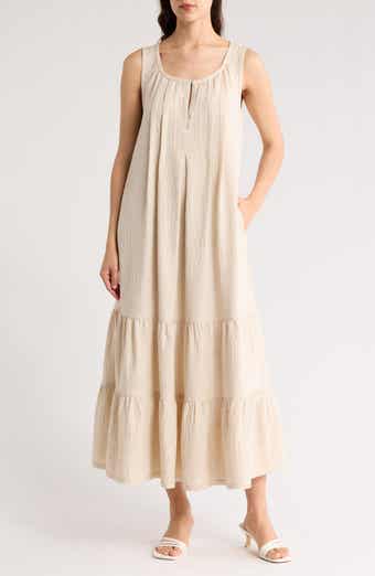MAX STUDIO Sleeveless Split Maxi Dress