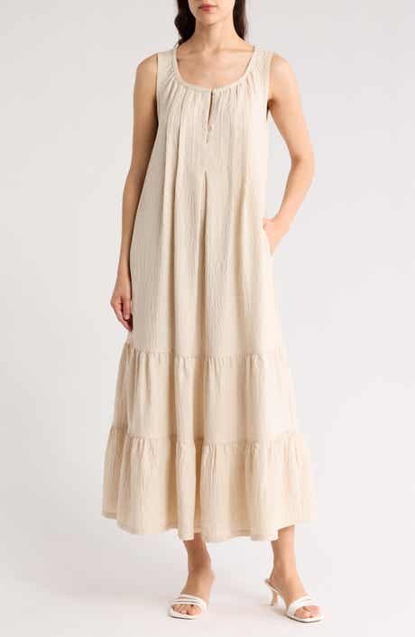 MAX STUDIO Sleeveless Split Maxi Dress