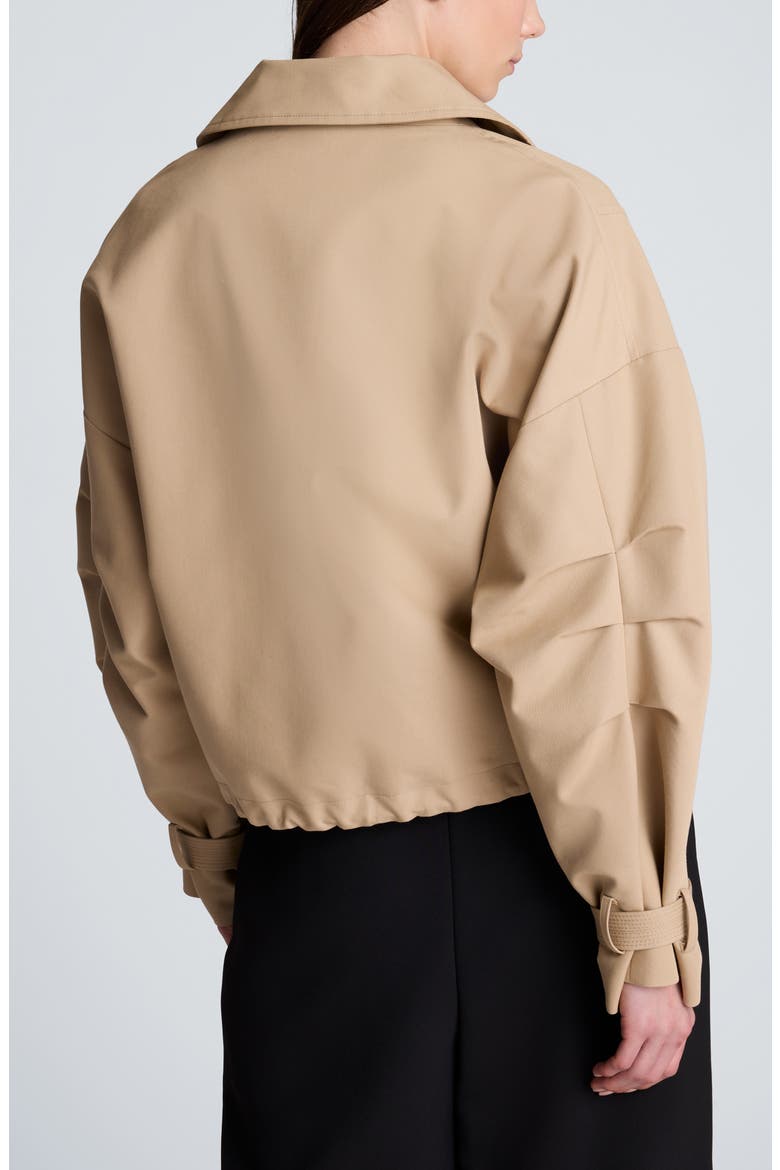 Boxy Moto Trench Jacket, Alternate, color, FARRO