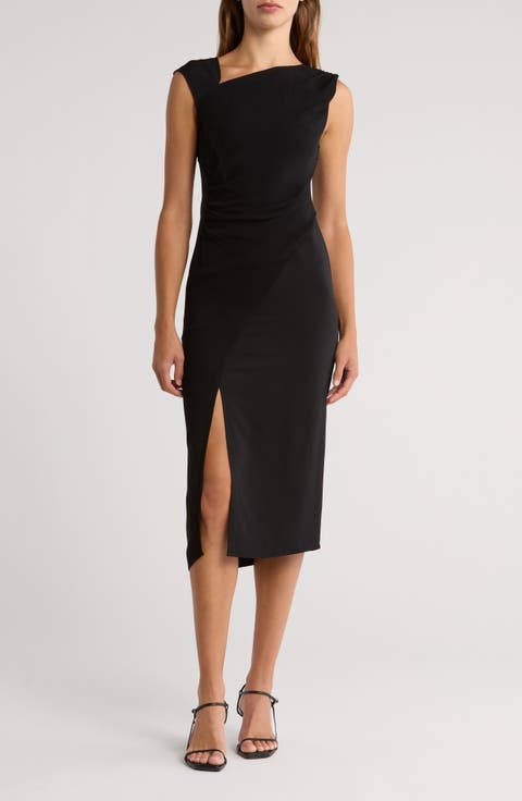 Miller Asymmetric Midi Dress