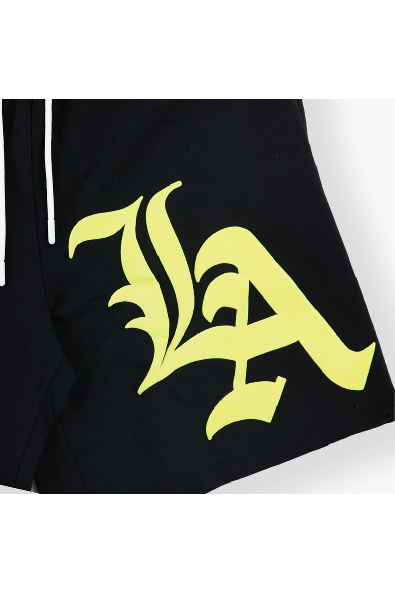 Victory Shorts, Alternate, color, Black/ Safety Yellow