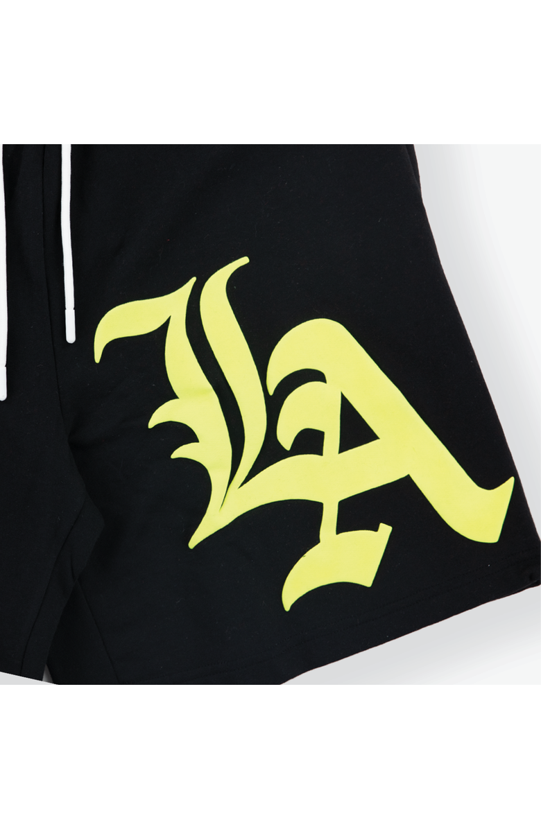 Fly By Night Victory Shorts, Alternate, color, Black/ Safety Yellow