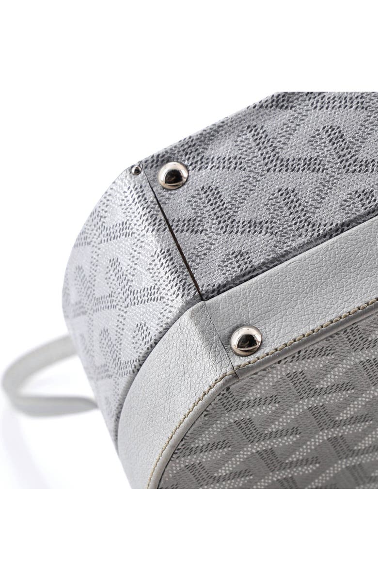 Pre-Owned Goyard Alto Hatbox Bag Coated Canvas, Alternate, color, Silver