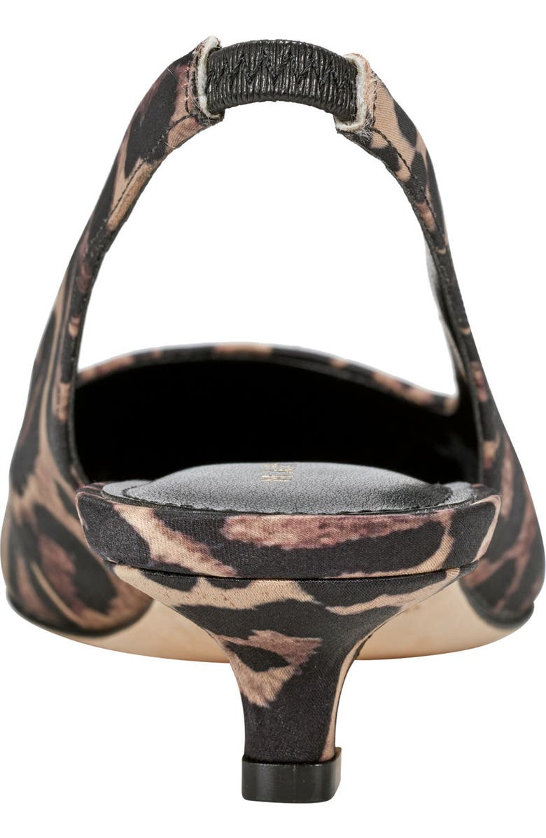 Marc Fisher LTD Posey Slingback Pointed Toe Kitten Heel Pump, Alternate, color,