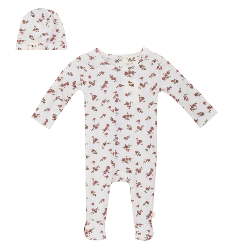 Floral Delight Romper with Hat Set (Baby)