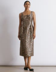 Albaray Taffeta Sleeveless Tulip Dress