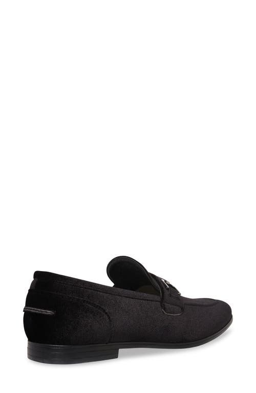 Steve Madden Crusadr Velvet Loafer In Black
