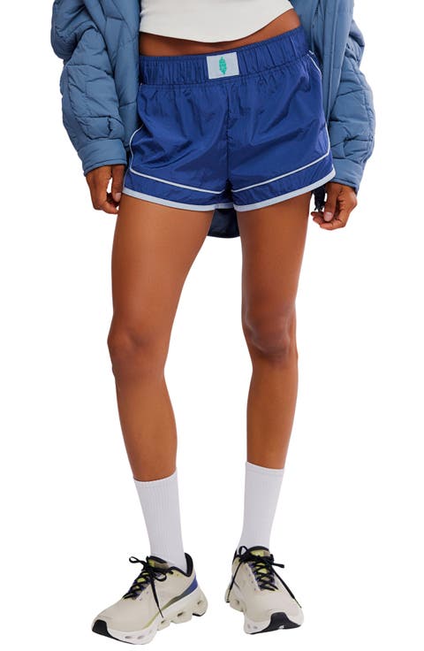 FP Movement Varsity Blues Water Resistant Athletic Shorts