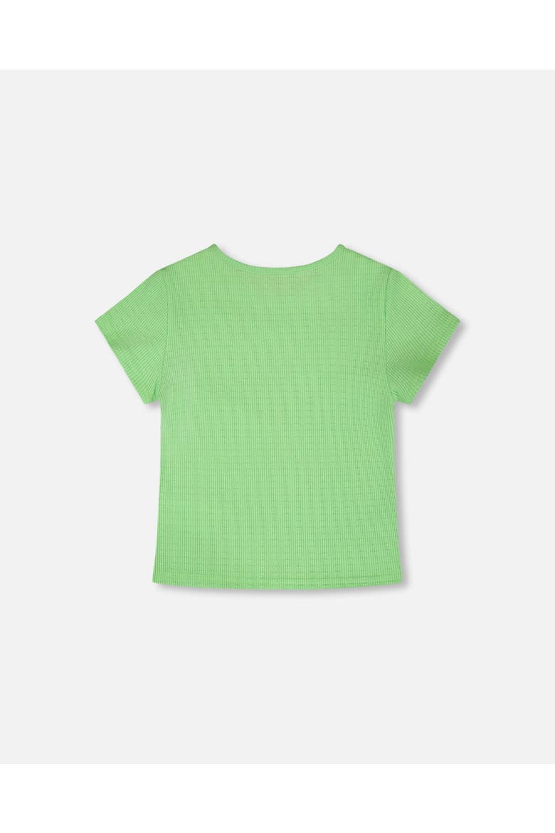 Relaxed Straight Fit Crinkle Jersey Short Sleeve T-Shirt, Alternate, color, Mint Green