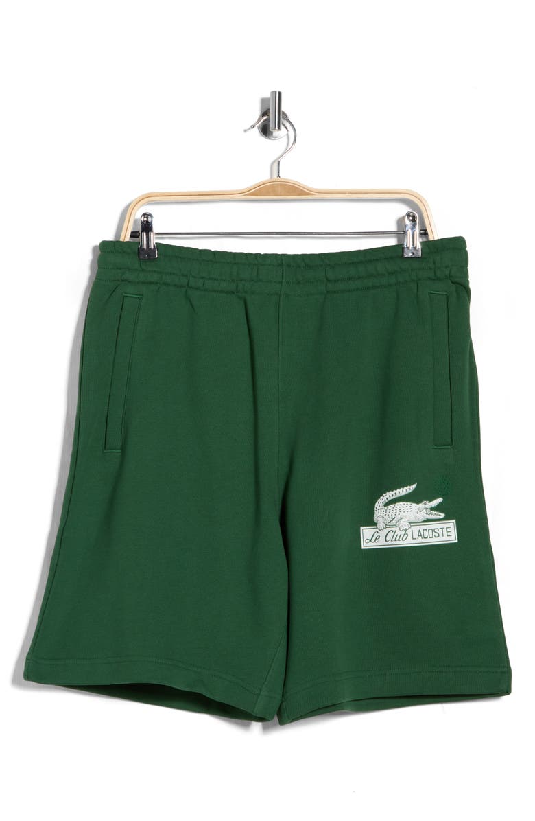 Lacoste Cotton Pull-On Shorts, Main, color, Green