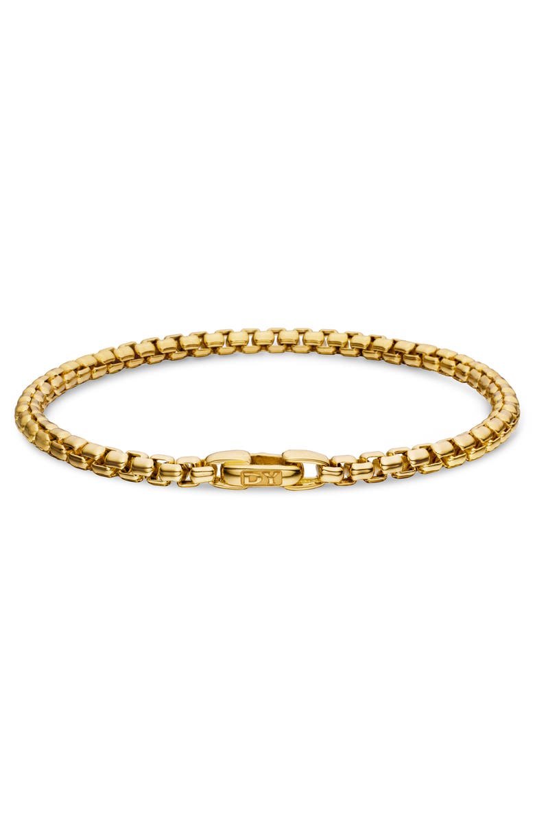 David Yurman Bel Aire Chain Bracelet in 18K Yellow Gold, 4mm, Alternate, color, Gold