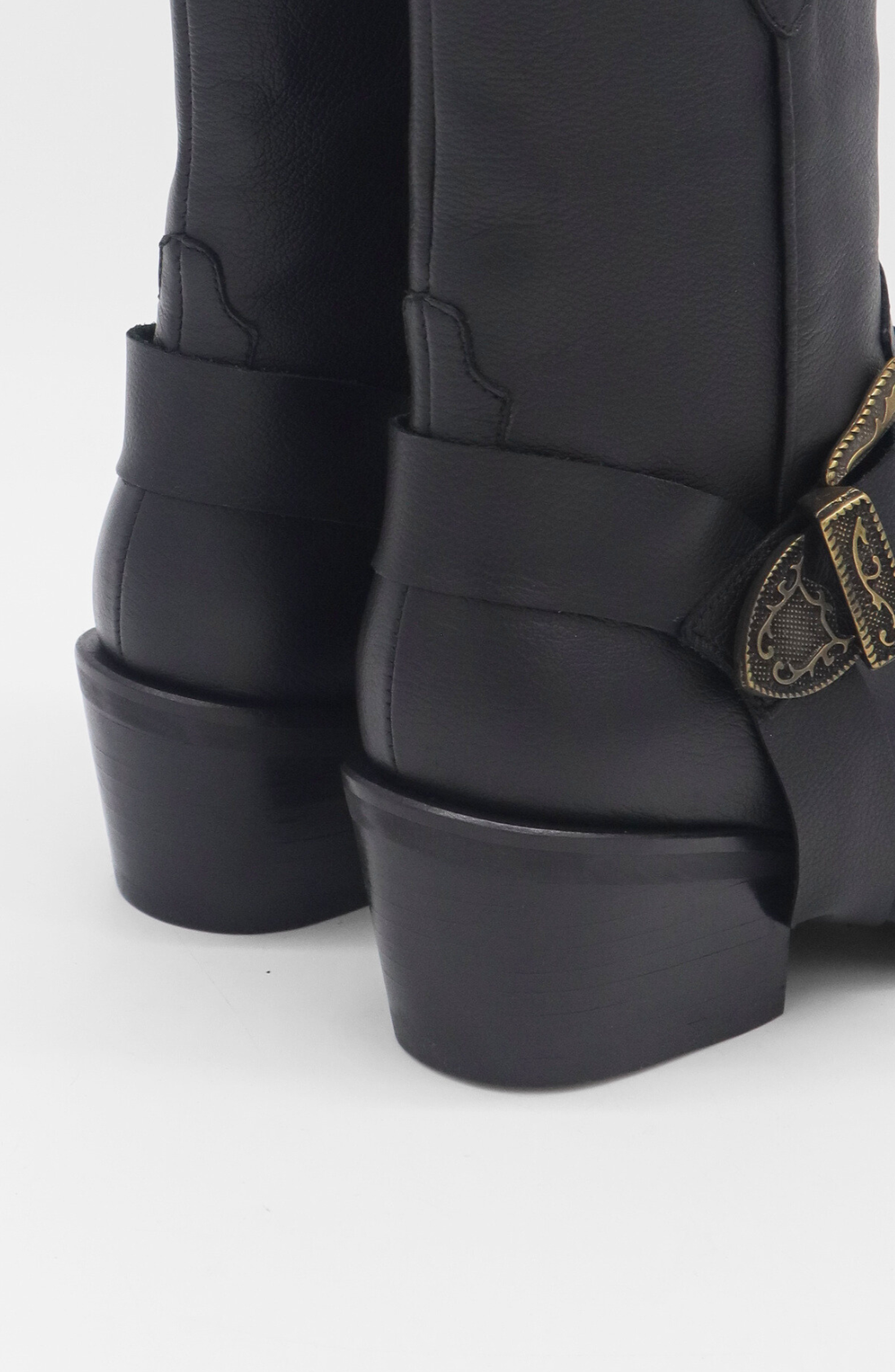 STIVALI NEW YORK Juniper Western Cowboy Boots, Alternate, color, Black