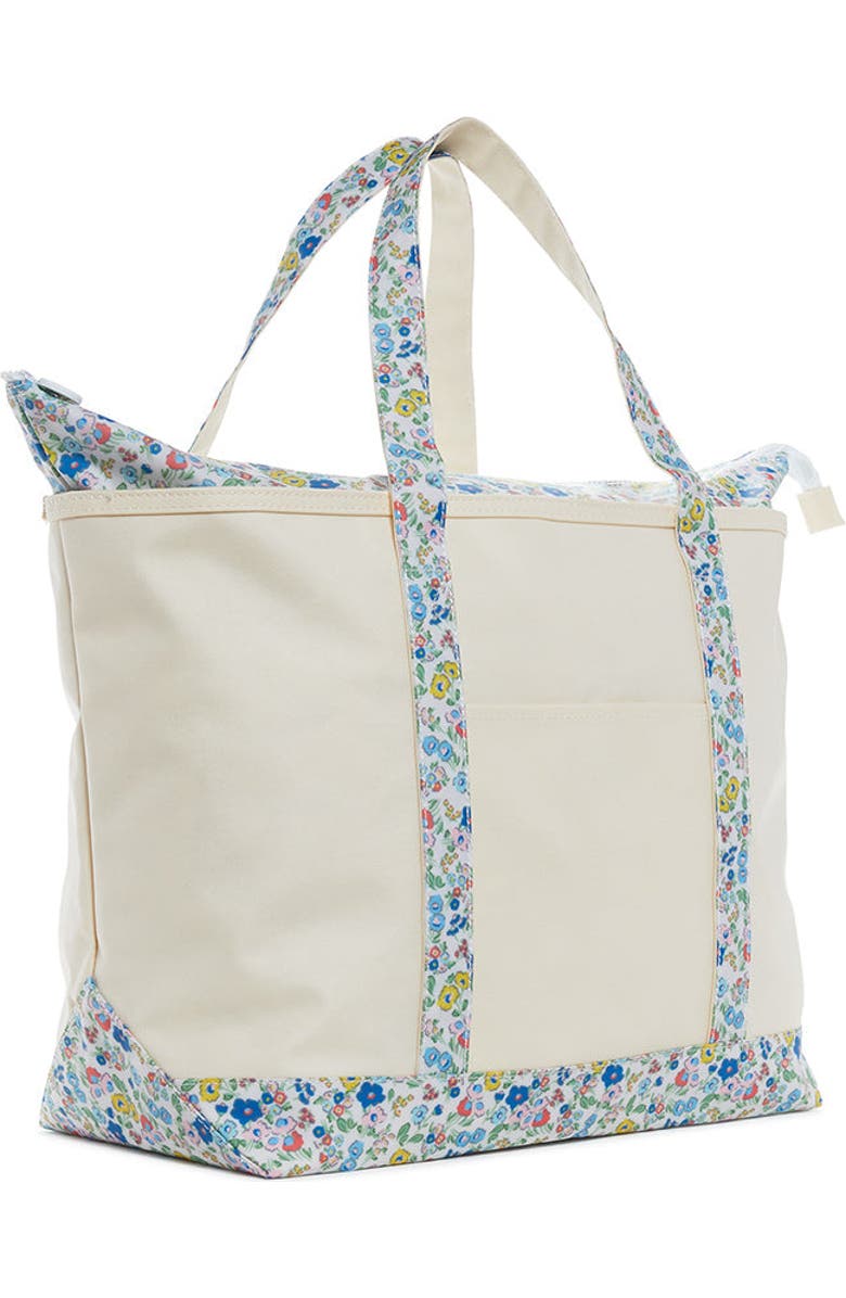 TRVL Design Posies Floral Coated Canvas Maxi Tote, Alternate, color,