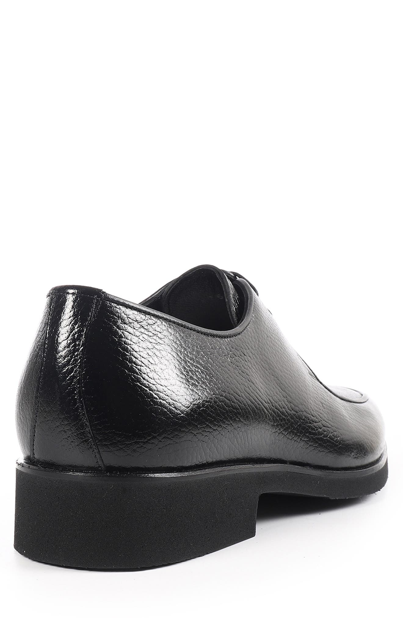 VELLAPAIS Moore Apron Toe Derby, Alternate, color, Black