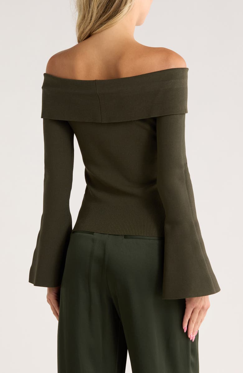 Simkhai Rebecka Off the Shoulder Long Sleeve Top, Alternate, color,