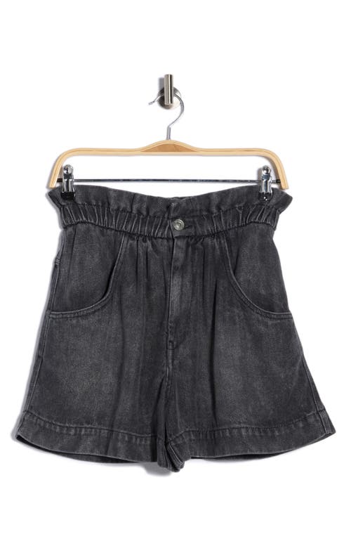 Isabel Marant Étoile Titea High Waist Paperbag Shorts In Gray