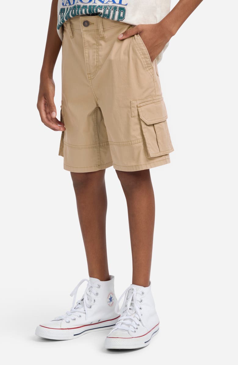 abercrombie kids Kids' Baggy Cargo Shorts, Alternate, color, Anf Kelp
