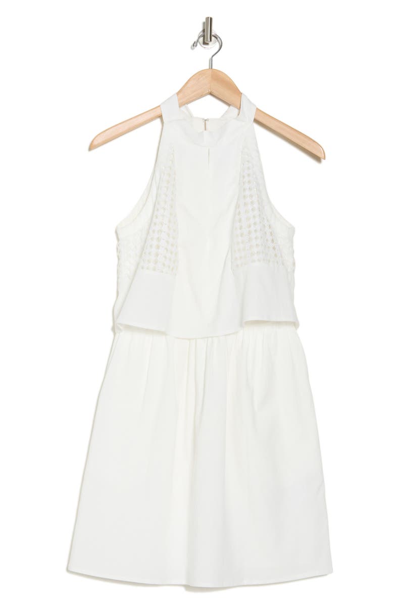 Reiss Eden Sleeveless Broderie Dress, Alternate, color,