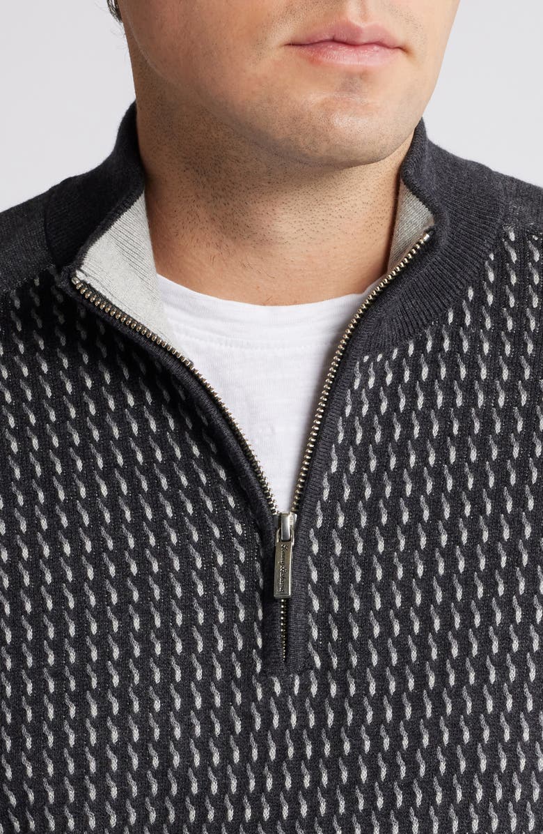 Tommy Bahama Coastal Shores Quarter Zip Sweater, Alternate, color, 