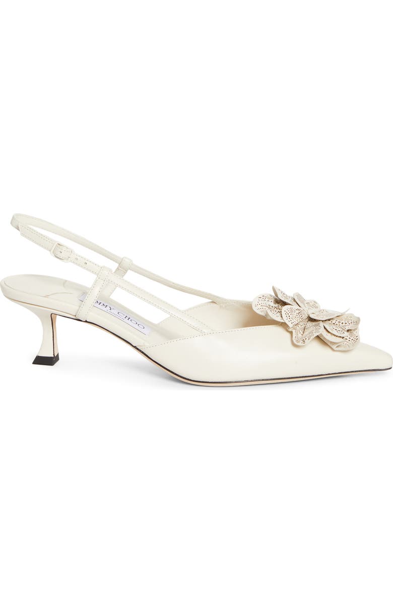 Jimmy Choo Mimmi Pointed Toe Slingback Pump, Alternate, color, Latte/ Latte