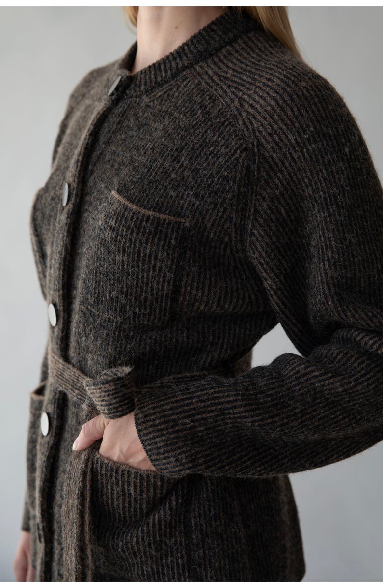 SSKEIN Lesse Cardigan, Alternate, color, Black