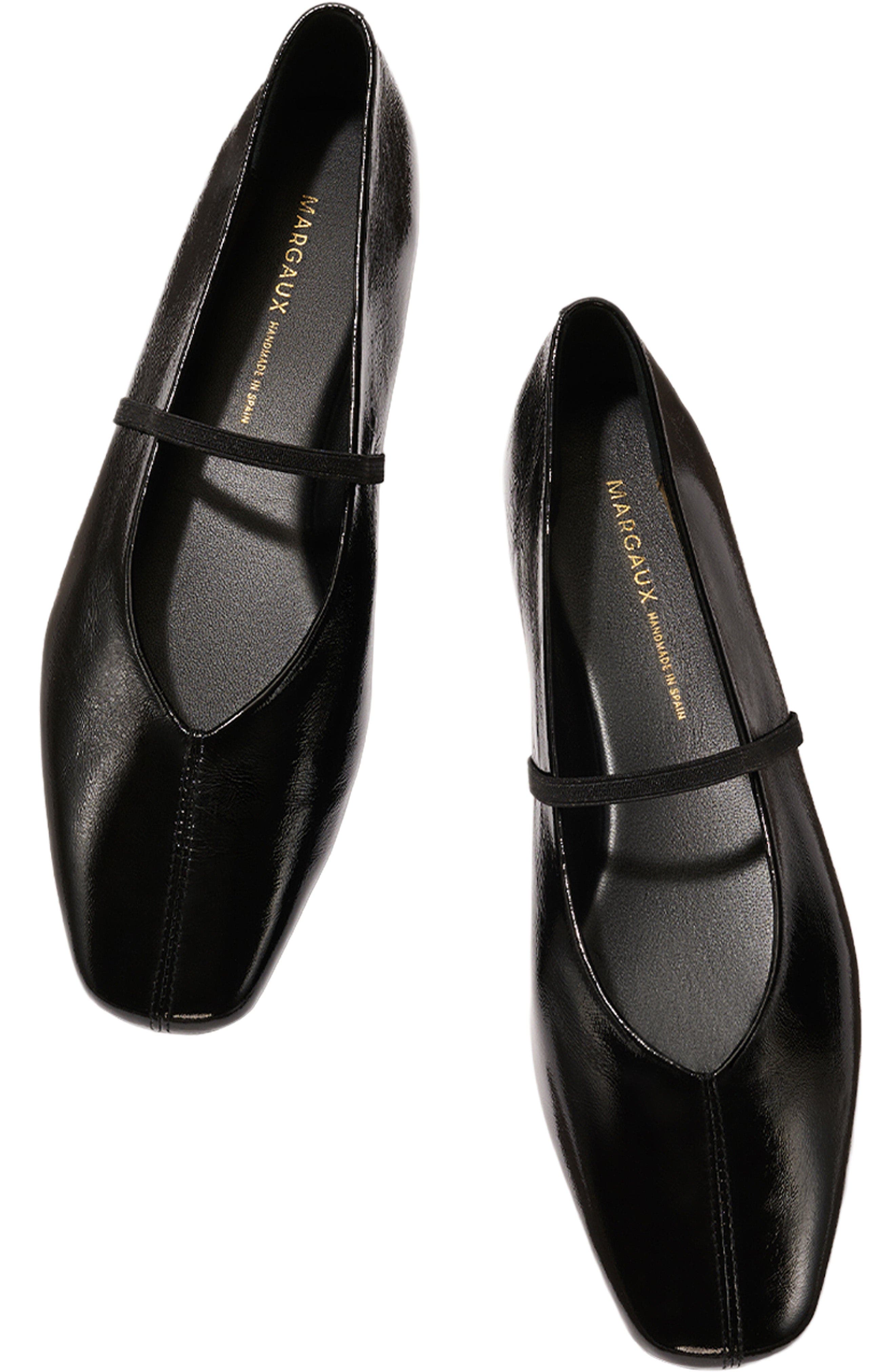MARGAUX The Phoebe Flats, Alternate, color, Black Crinkle-Gloss Nappa