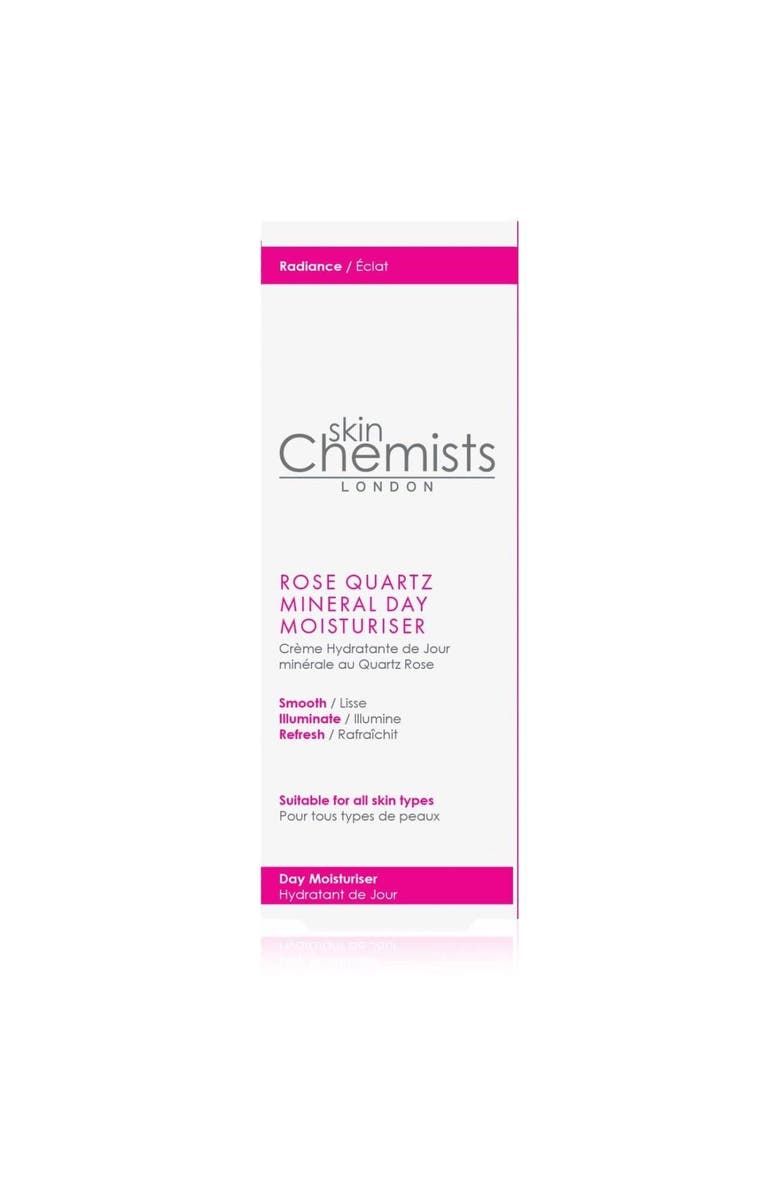 SKINCHEMISTS Rose Quartz Mineral Day Moisturiser 50ml for Dullness, Dryness, Alternate, color, White